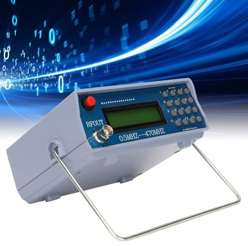 Generatore di Segnale Interfono Radio FM PM AM ABS 0.5M-470MHz Generatore di Segnale Tester Misuratore di Frequenza da -70 a 132dBm