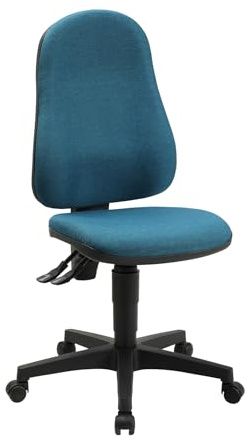 TOPSTAR Bürostuhl Point 60 Schreibtischstuhl Kassenstuhl höhenverstellbar ergonomisch Petrolblau