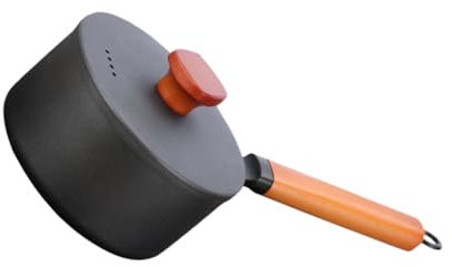 Cabilock Sartén Antiadherente Versátil Cacerola de Hierro Olla Medidora Compatible con Cocina de Inducción