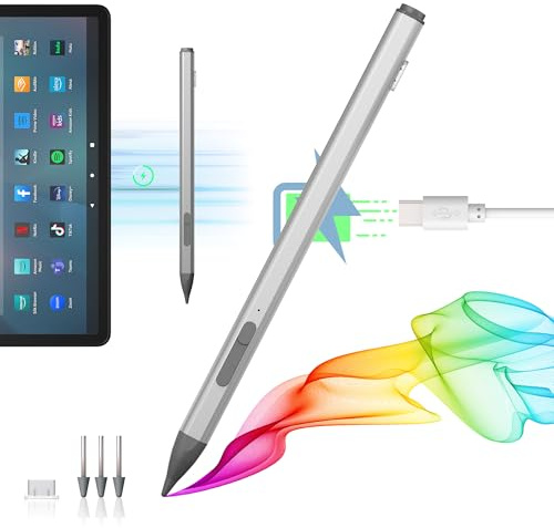 USI 2.0 Stylus Pen für Chromebook, 4096 Druckempfindlichkeit Chromebook Stift für Amazon Fire Max 11, Lenovo Chromebook Duet, Acer Chromebook Spin314, HP, Google Pixel Tablet Stylus