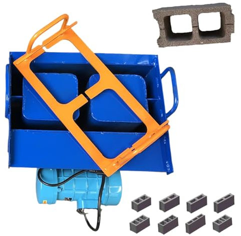 ERSINIAN Concrete Block Machine, Clay Brick Making Machine, 30 Bricks/H, Customizable Molds, Max Pressure 23kn, 45s Fast Forming, Suitable for Cement and Concrete Blocks