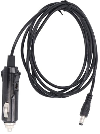 Cable de Alimentación CC Satelital Rectangular Estable 18AWG 5 M, Resistente Al Agua IP68, Cable Cargador Automático CC, para Mini Antena Parabólica