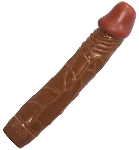 BAILE - BOB VIBRADOR REALÍSTICO 22.5 CM MULATO