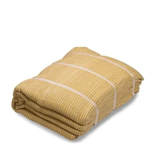 EKalgretrA Brise-Vue for Balcon, Tissu épais, Maille épaisse, for la Maison, Le Jardin, la terrasse extérieure Store Latéral Rétractable(Beige,0.9x6meter)
