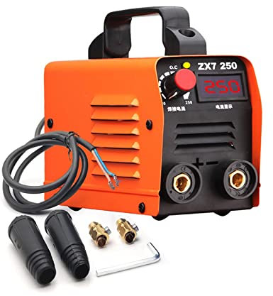 Soldador por puntos, 250 Mini máquina de soldadura por arco 250A máquina de soldadura completamente automática de grado industrial for el hogar pequeña totalmente de cobre