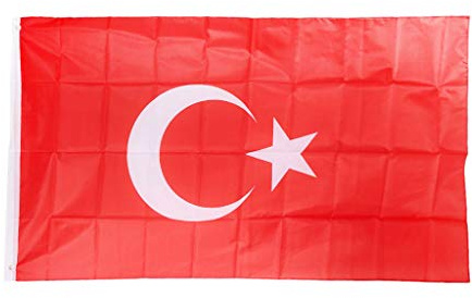 Bandiera della Turchia per la decorazione della casa porte finestre appeso sicurezza mano