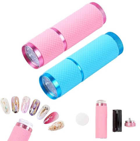 2 Pack Small Torch, Mini Torches Super Bright with 9 LEDs, Kids Torch with Lanyard Glow in Dark, Torches Battery Powered, Pocket Tor-ch for Kids Adult Camping Hiking Outdoor(Battery Not Included)
