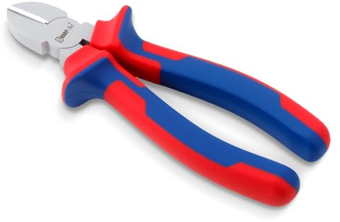 Sharp-tec Wire Cutters, 160mm Side Cutters with Anti-Slip Handle, 6-inch Professional Diagonal Cutting Pliers for DIY, Household, Workshop, Blue