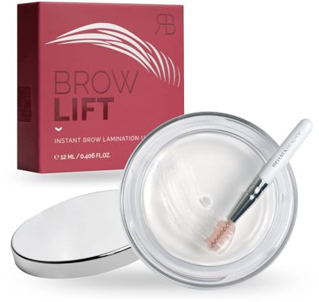 Renata Beauty Brow Lift – Cera Trasparente per Sopracciglia (Gel Fissante) Effetto Laminazione – Tenuta Forte 24 ore, Asciugatura Trasparente – Senza Residui Bianchi – Scovolino Incluso – 12 ml