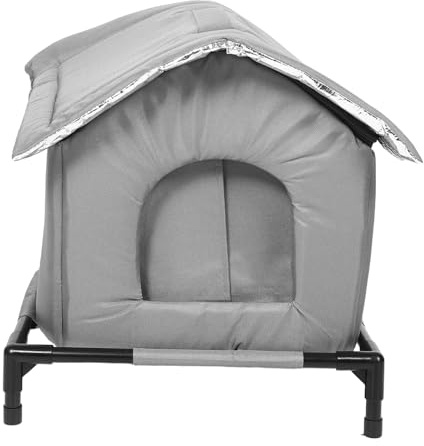 TOYANDONA Katzenhaus Outdoor Klein aus Robustem Material Wetterfestes Katzenzelt mit Isoliertem Schlafplatz Geschlossenes Haustierzelt für Streunerkatzen und Garten