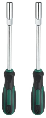 QUARKZMAN 2 Pcs Llave Para Tuercas Métrica 10mm CR-V Verde/Negro