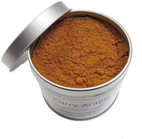 Mezcla de especias Curry rojo Arabia picante 70g ? Mezcla original de especias para tajín, cuscús, carne, pollo, pescado, verduras y arroces ? sin sal, vegetariano