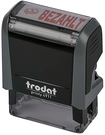 Trodat Printy 4911 grau BEZAHLT ROT
