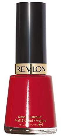 Revlon, Vixen Nagellack, strapazierfähig, splitterfrei, glänzendes Finish, Pflaume/Bordeaux, 570 Vixen, 15 ml