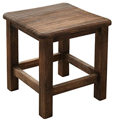 Wood Hocker, Fussbank, Badezimmerhocker Garten-Stapelhocker Praktisches Stapeln Kleine Holzhocker Vollstuhl Comfort Dressing Hocker / Esszimmerstuhl / Lesestuhl / Pflanzenständer Holzbank Kleiner Sitz