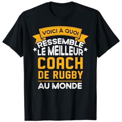 Humour Entraîneur de rugby Super Coach Rugby Merci Coach Qui Chire T-Shirt