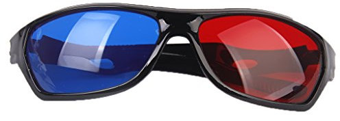 Tiuimk Universal Red/Blue 3D Glasses - Enhance Your 3D Viewing Experience