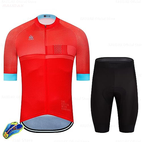 PRIOKNIKO Activewear Für Herren Radtrikot Set Herren Fahrradbekleidung Mtb Fahrradbekleidung Bike,Ab15,4Xl