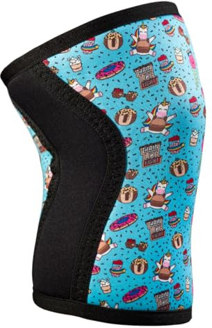 TRAINLIKEFIGHT Rodilleras Rainbow Cookie Attitude (X-Small, soft blue)