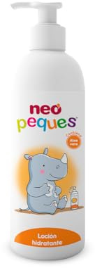 Neo Peques - Loción Hidratante para Niños con Aloe Vera y Germen de Trigo - Apto para Pieles Sensibles - Alto Nivel de Nutrientes y Antioxidantes - Calma y Protege la Piel - 400 ml