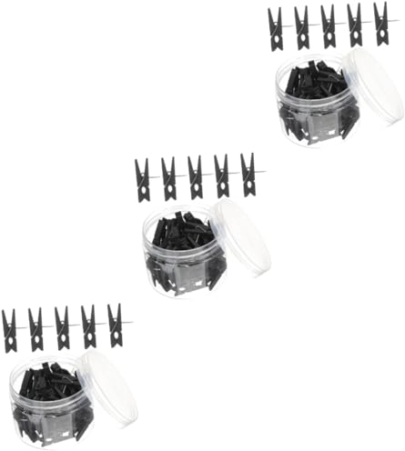 Lurrose 150 STK Reißzwecke Clip Push-pin-Clip Reißnägel Kunstwerke Tafeln Reißzwecke Fotoclip Aus Holz Drücken Sie Für Korkplatte Kabinenhaken Takte Holznagel Nachrichtentafel Hölzern