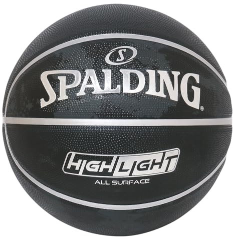 Spalding Highlights Silver Rubber No. 5 Ball 85-098J Basketball Basketball
