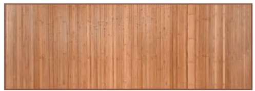VidaXL Alfombra Rectangular de Bambú Color Natural 70x200 cm para Sala de Estar, Cocina y Piso