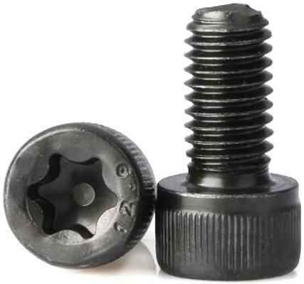 M5-M10 Innensechskantschraube, Kohlenstoffstahl der Güteklasse 12,9, Torx-Innensechskantschraube mit Sechskantstift und Innensechskant, 5 Stück, M8x12mm