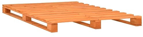 Generisch Kangmusi Palettenbett Massivholz Kiefer 180×200 cm, 285267