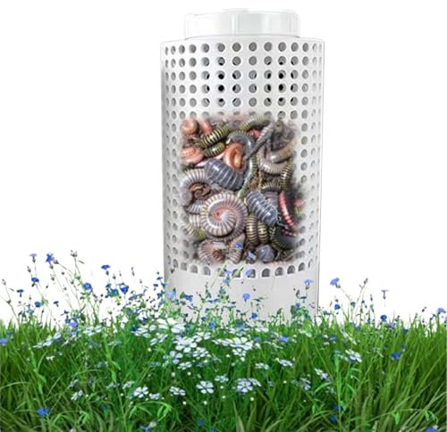 Inground Worm Farm Composter, Compost Bin Outdoor, Inground Worm Farm Compost Bin Kit for Raised Garden Beds at Home, Reducing Food Waste Composting Systems Sustainable Worm Composter