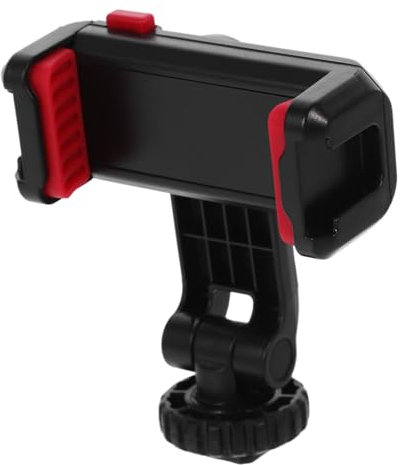 iplusmile Mobile Phone Clip Phone Mount Holder Camera Hot Shoe Adapter Rotation Holder Clip for Tripod Use