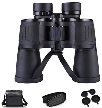 Fernglas Weitwinkel - Mit Klarer Sicht bei schwachem Licht 20X50 Großer Durchmesser für Camping Vogelbeobachtung Jagd Sport - Wasserdichtes Monokular-Teleskop