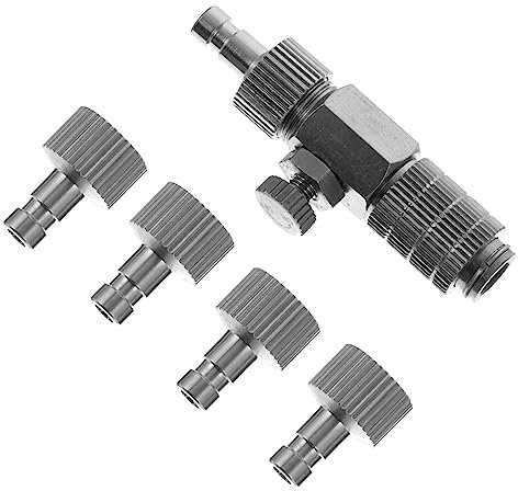 HAPINARY Schnellkupplung Airbrush-anschluss für Luftkompressor Schlauch Adapter Airbrushschlauch Adapter Nebenschluss Schnellkupplung Schlauchadapter Schlauch Anschlussstück