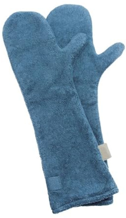 DECOMELODY Ultra-absorbent Pet Cleaning Glove for Dog Puppy Horse Feet Super Thick Microfiber Drying Mitts for Grooming Outdoor Water Sports Quick-dry and Portable Random Color Random Color