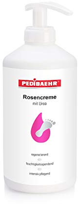 Pedibaehr, Rosencreme mit Urea, Fußpflegecreme, Wildrose, 500 ml mit Spender