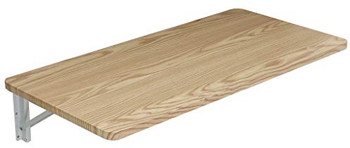 Tavolo Pieghevole per Laptop Tavolo Pieghevole a Muro Tavolo da Lavoro per Ufficio a casa con 2 staffe Metalliche per Piccoli spazi Installazione Semplice Multi-Size Opzionale (40x30cm)