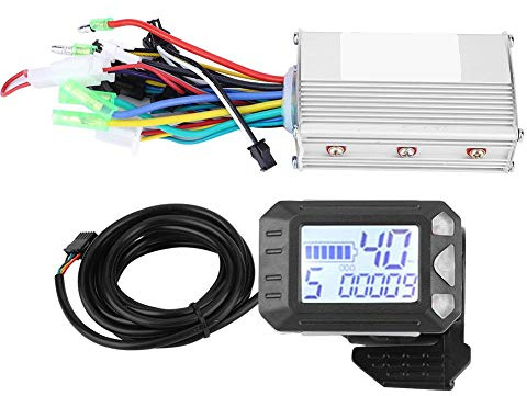 MAGT Elektroroller Brushless Motor Controller Kit, Wasserdichtes LCD Display Bürstenlose Controller Kit für Elektrofahrrad E-Bike E Scooter(350W36V)