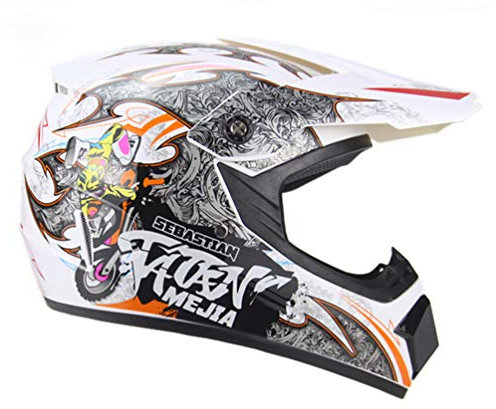 Motocross Helm Motorradhelm Motocross helme MTB Integralhelme Motorradhelme Herren mit Handschuhen und Schutzbrille