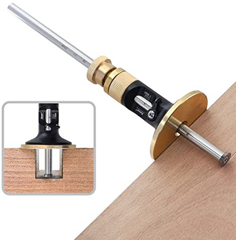 Anreißwerkzeug Streichmaß Markiermesser Holzmarkierungslehre Radmarkierungslehre Holzbearbeitung Radmarkierung Radschneider für Hartholz (A)