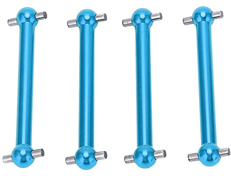 Eje Impulsor de Hueso de Perro RC, 4 Piezas de Aleación de Aluminio para TT02B 1/10 RC Car, Resistente y Ligero, Ideal para Modelos de Coche, Regalo para Amantes de RC y Coleccionistas