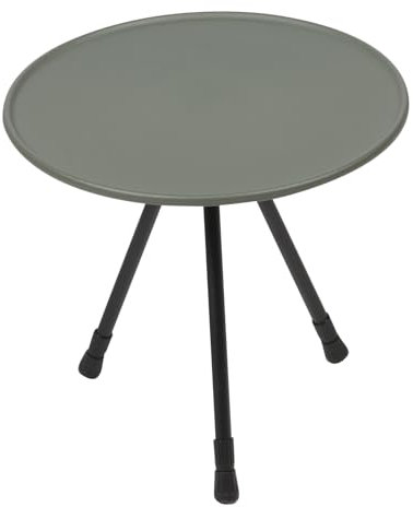 OFFSCH Faltbarer Camping Tisch Aus Aluminium Klapptisch Mit Höhenverstellbaren Beinen Für Garten Picknick Und Reisen Stabiler Dreibein-Tisch Für Outdoor-aktivitäten