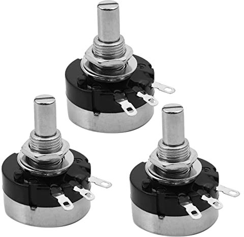 VENOAL 3X Rotary Carbon Potentiometer mit Durchmesser mit Drehknopf RV24YN 20S B103 10K Ohm