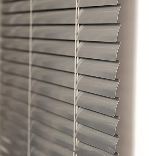 Jalousien aus Aluminium, 25 mm, für Küche, Büro, Badezimmer, Schlafzimmer, horizontale Verdunkelung, Fensterrollos mit verstellbarem Kordelzug und drehbarer Stange, 160 cm Breite x 180 cm Länge