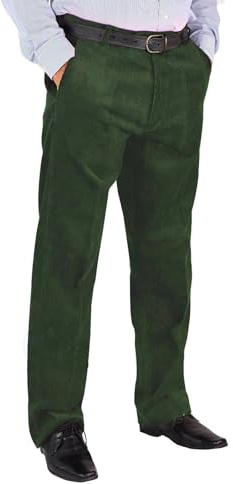 R G Clothing Men's Big Size Smart Casual Cord/Corduroy Trousers/Pants Size 30-56