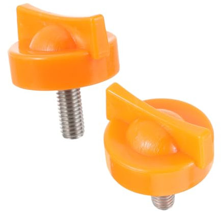 PRETYZOOM Vis De Serrage Presse-agrumes Manuel 2 Pièces Plastique Orange Accessoires Remplacement Pour Extracteur De Jus Domestique Et Machine à Jus Électrique