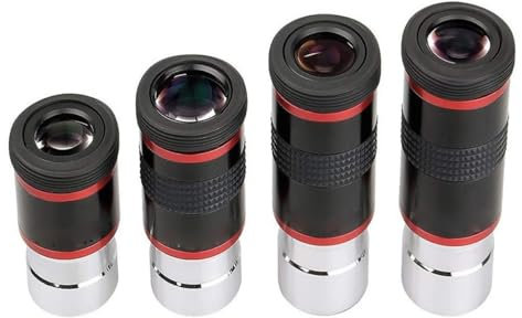 Mikroskop tillbehör astronomiskt teleskop 1,2 tum 68/66 graders okularset 6/9/15/20 mm flerskiktad lins hållbarhet och pålitlig prestanda (68 graders set)
