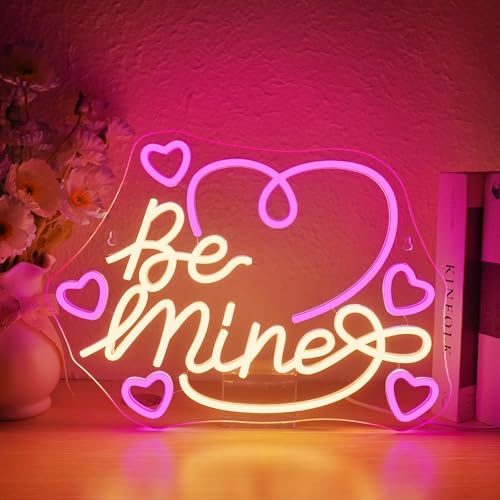 Horseneon Be Mine neonskylt Love Neons skylt ljus kon USB power neonlampa för hemmafest alla hjärtans dag gåvor sovrum