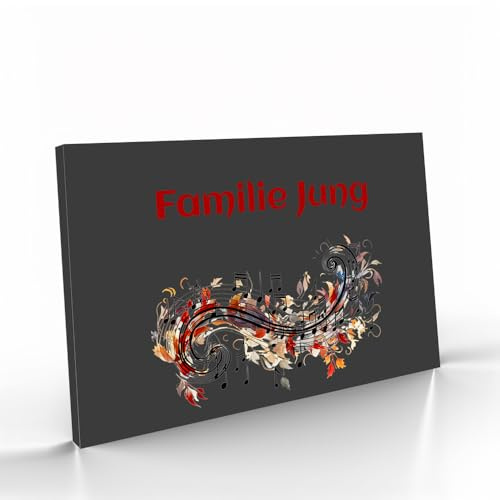 Jung Edelstahl Design V2A Edelstahl Türschild – Individuell bedruckbar | Hochwertiges Firmenschild, Büroschild oder Namensschild (Anthrazit RAL7016, 120x80 mm)