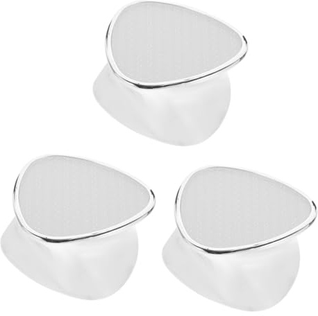 Beavorty 3st Fuß Raspel Maske Maisentferner Peeling Maniküre-kit Pflege Reinigungsmittel - Sofortiger Nagelhautentferner Fußfeile Elektrisch Tot Silver Abs