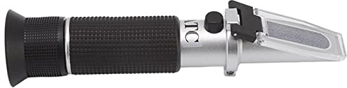 KIMISS Tragbarer 0-28% Salzgehalt Optisches Refraktometer für Meerwasseraquarien - Handheld, Genaue Messungen, Einstellbares Okular, Klares Display und Einfache Kalibrierung